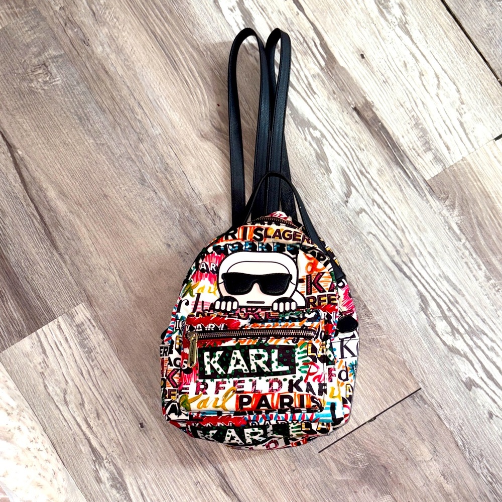 Karl Lagerfeld Colorful Graphic mini backpack